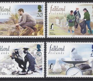 2004 Falkland Islands. SG.985-8 25yrs of Wildlife Conservation in Falkland Islands. set 4 values U/M (MNH)