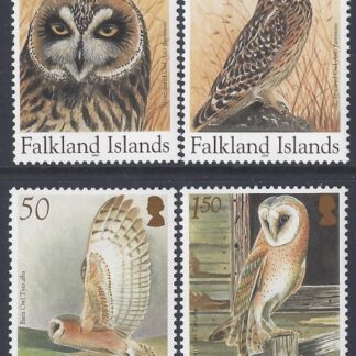 2004 Falkland Islands. SG.997-1000  Owls . set 4 values U/M (MNH)