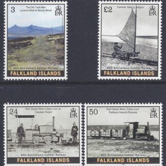 2005 Falkland Islands SG.1008-11  90th  Anniversary Camber Railway. set 4 values U/M (MNH)