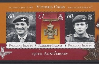 2006 Falkland Islands. MS.1056 150th Anniversary of Victoria Cross. mini sheet.  U/M (MNH)