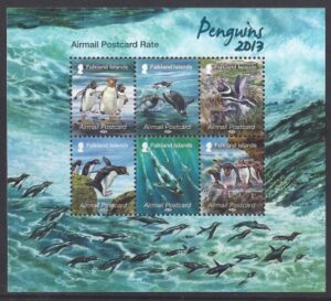 2013 Falkland Islands. MS.1283 Penguins. mini sheet U/M (MNH)