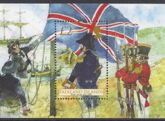 2008 Falkland Islands - MS.1111  175th Anniversary Port Louis. mini sheet.  U/M (MNH)