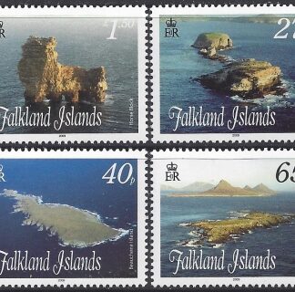 2009 Falkland Islands. SG.1136-9  Islands Stacks & Buffs. (2nd series) set 4 values U/M (MNH)