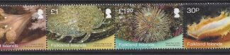 2013 Falkland Islands. SG.1268a-71a Shallow Marine Survey Group.(without white borders)  set 4 values U/M (MNH)