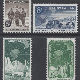 1959 Australian Antarctic Territories. SG.2-5 Members of Shackleton Expedition at South Pole 1909.  set4 values . U/M (MNH)
