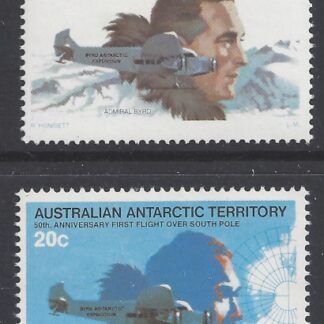 1979 Australian Antarctic Territories. SG.35-6 50th Anniversary of First Flight over South Pole. set 2 values U/M (MNH)