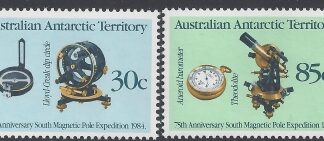 1984 Australian Antarctic Territories. SG.61-2 75th Anniv. of Magnetic Pole Expedition. set 2 values. U/M (MNH)
