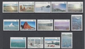 1984 Australian Antarctic Territories. SG.63-77  Antarctic Scenes. set 15 values. U/M (MNH)