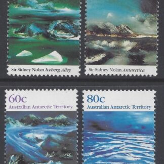 1989 Australian Antarctic Territories. SG.84-7 Antarctic Landscape Paintings by Sir Sidney Nolan. set 4 values. U/M (MNH)