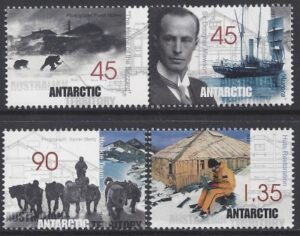 1999  Australian Antarctic.  SG.126-9  Restoration of Mawson's Huts Cape Denison.  set 4 values U/M (MNH)