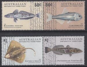 2006 Australian Antarctic Territories. SG.172-5 Fish of Australian Antarctic Territories. set 4 values U/M (MNH)