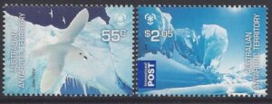 2009 Australian Antarctic Territories. SG.190-1 Preserve The Polar Regions & Glaciers. set 2 values U/M (MNH)