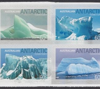 2011 Australian Antarctic Territories. SG.203-6 Icebergs (self adhesive) set 4 values U/M (MNH)