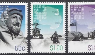 2012 Australian Antarctic Territories SG.214-6 Birth Centenary of Dr. Philip Law. 3 values  U/M (MNH)
