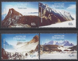 2013 Australian Antarctic Territories. SG.224-7 Mountains. set 4 values U/M (MNH)