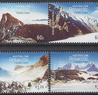 2013 Australian Antarctic Territories. SG.224-7  Mountains. set 4 values U/M (MNH)
