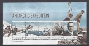 2014 Australian Antarctic Territories  MS.240 Centenary of AAT Expedition (4th  series).mini sheet.   U/M (MNH)