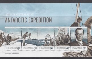 2014 Australian Antarctic Territories  MS.240 Centenary of AAT Expedition (4th  series).mini sheet.   U/M (MNH)