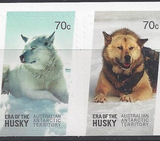 2014 Australian Antarctic Territories  SG.246-7  Huskies. set 2 values (self adhesie from booklet). U/M (MNH)