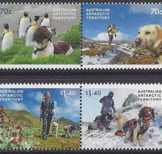 2015 Australian Antarctic Territories. SG.253-6  Dogs that saved MacQuarie Island. set 4 values U/M (MNH)