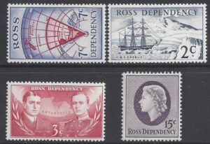 1967 Ross Dependency SG.5-8 Decimal Currency set of 4 values U/M (MNH)