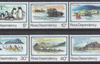 1982 Ross Dependency. SG.15-20  Scott Base  set 6 values U/M (MNH)