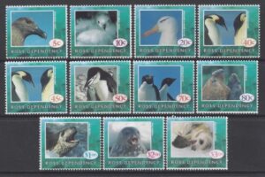 1994 Ross Dependency. SG.21-31 Wildlife set 11 values U/M (MNH)