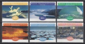 1998 Ross Dependency. SG.54-9 Ice Formations. set 6 values U/M (MNH).