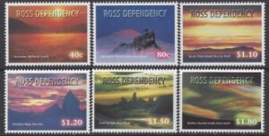 1998 Ross Dependency. SG.60-5 Night Skies. set 6 values U/M (MNH).