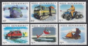 2000 Ross Dependency. SG.66-71 Antarctic Transport. set 6 values U/M (MNH)