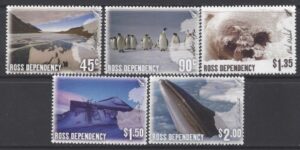2005 Ross Dependency. SG.94-8 Photographs of Antarctica.set 5 values U/M (MNH)