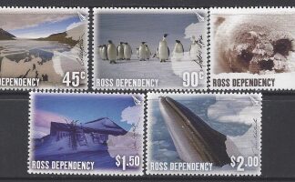 2005 Ross Dependency. SG.94-8  Photographs of Antarctica.set 5 values U/M (MNH)