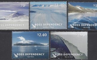 2012 Ross Dependency. SG.133-7 Landscapes. set 5 values U/M (MNH)