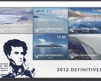 2012 Ross Dependency. MS.138 Landscapes. mini sheet.  U/M (MNH)