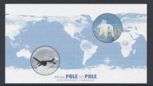 2014 Ross Dependecy. MS.151 From Pole to Pole. mini sheet U/M (MNH)