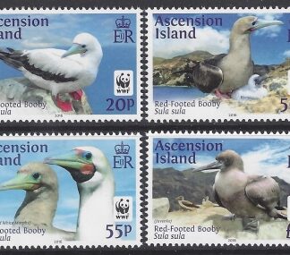 2016 Ascension Island. SG.1241-4 Red Footed Booby set 4 values U/M (MNH)