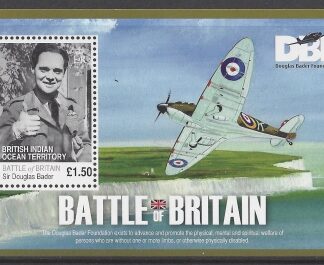 2010 British Indian Ocean Territories  MS.437 70th Anniversary of The Battle of Britain. mini sheet U/M (MNH)