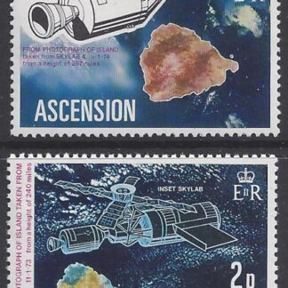 1975 Ascension Island. SG.185-6  Space Satellite. set 2 values  U/M (MNH)