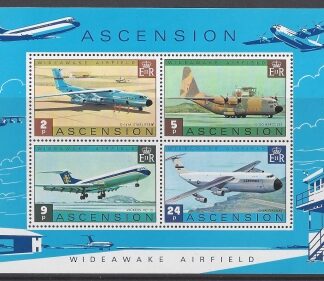 1975 Ascension Island. MS.191  Wideawake Airfield. Mini sheet U/M (MNH)