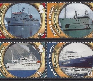 2011 Tristan Da Cunha. SG.1017-20 Atlantic Odyssey Voyages in Antarctica. set 4 values U/M (MNH)