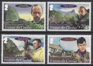 2012 Tristan Da Cunha. SG.1059-62 Shackleton-Rowlett Expedition set 4 values U/M (MNH)