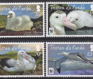 2013 Tristan Da Cunha.  SG.1063-6 Endangered Species- Tristan Albatross.set 4 values U/M (MNH)