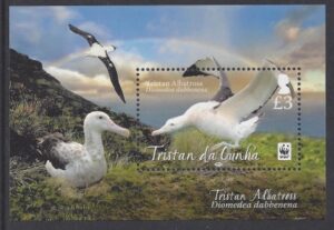 2013 Tristan Da Cunha. MS.1067 Endangered Species- Tristan Albatross.mini sheet U/M (MNH)