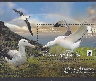 2013 Tristan Da Cunha.  MS.1067 Endangered Species- Tristan Albatross.mini sheet U/M (MNH)