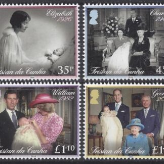 2014 Tristan Da Cunha. SG.1096-9 Royal Christening set 4 values U/M (MNH)
