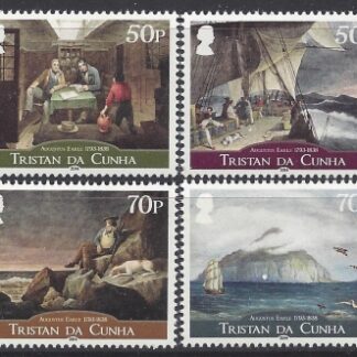 2014 Tristan Da Cunha. SG.1105-8  Augustus Earle  set 4 values U/M (MNH)