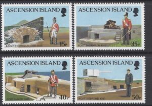 2000 Ascension Island. SG.806-9  Forts set of 4 U/M (MNH)