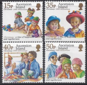 1999 Ascension Island. SG.786-9 Christmas set 4 values U/M (MNH)