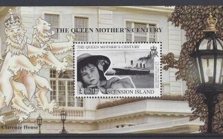 1999 Ascension Island.  MS.785  Queen Elizabeth the Queen Mother's Century. mini sheet U/M (MNH)
