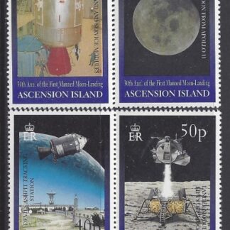 1999 Ascension Island. SG.776-9   30th Anniversary of First Manned Moon Landing. set 4 values. U/M (MNH)